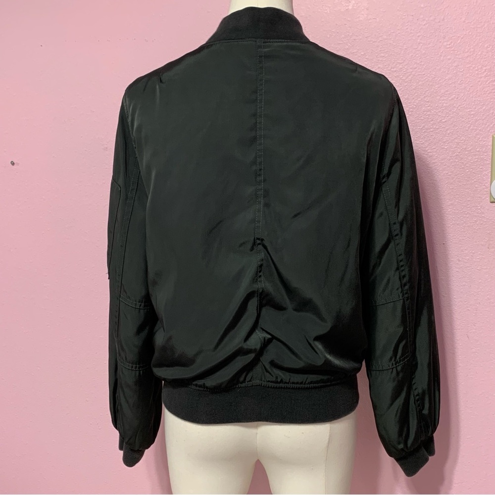 Kendall & Kylie Charcoal Bomber Puffer Jacket - Picture 10 of 10